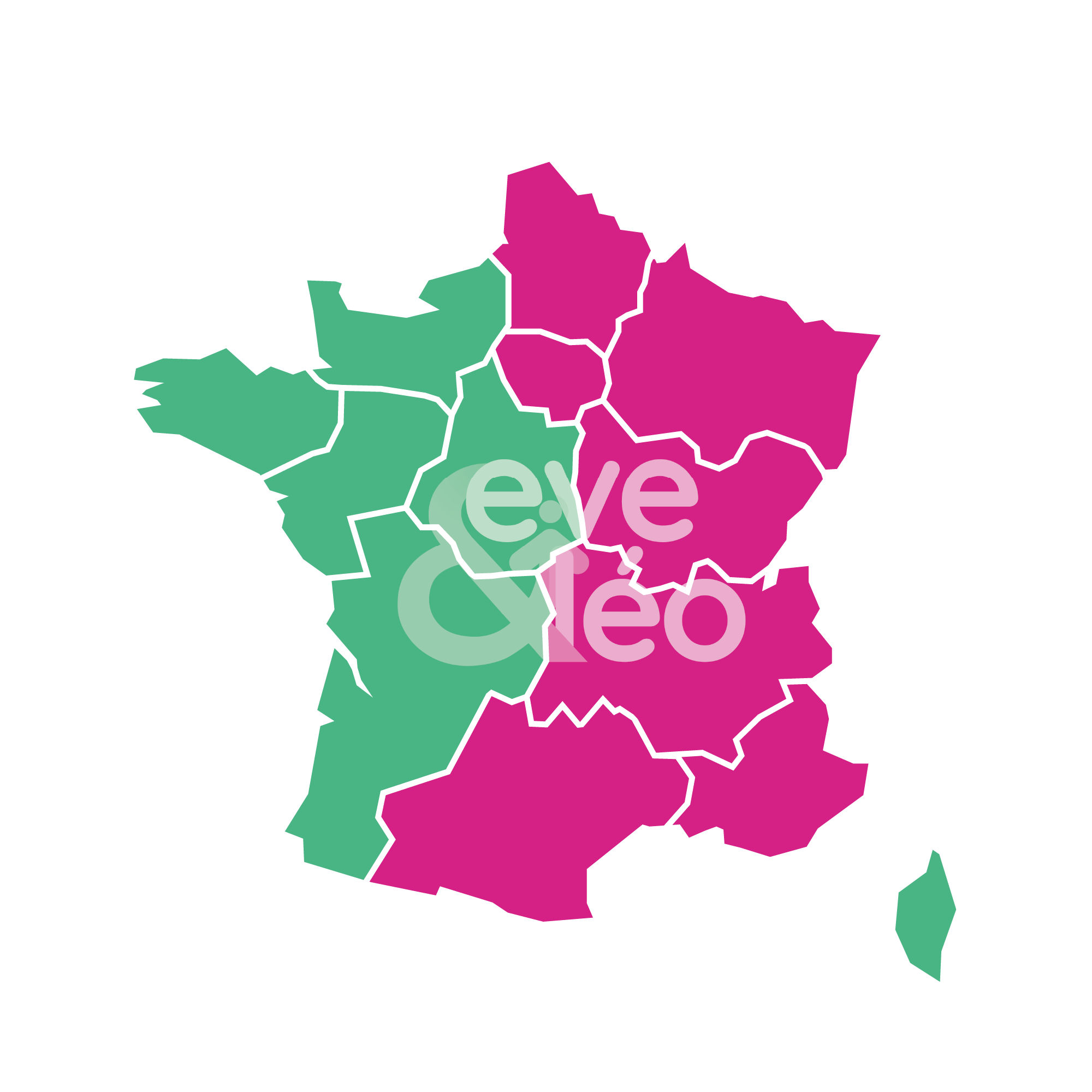 Carte de France eve&léo